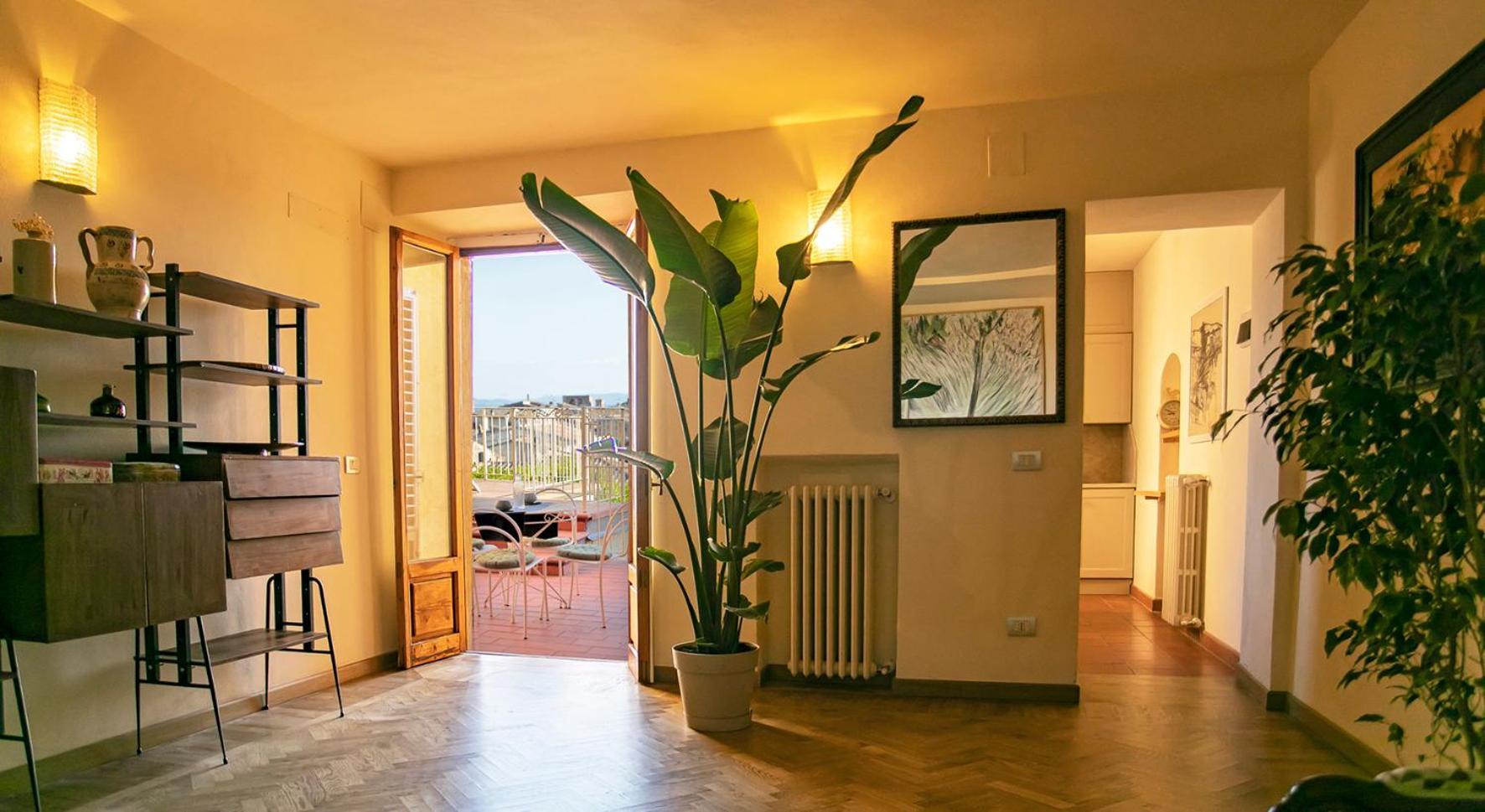 Appartamento Le Palme Con Terrazze In Centro San Gimignano Eksteriør bilde