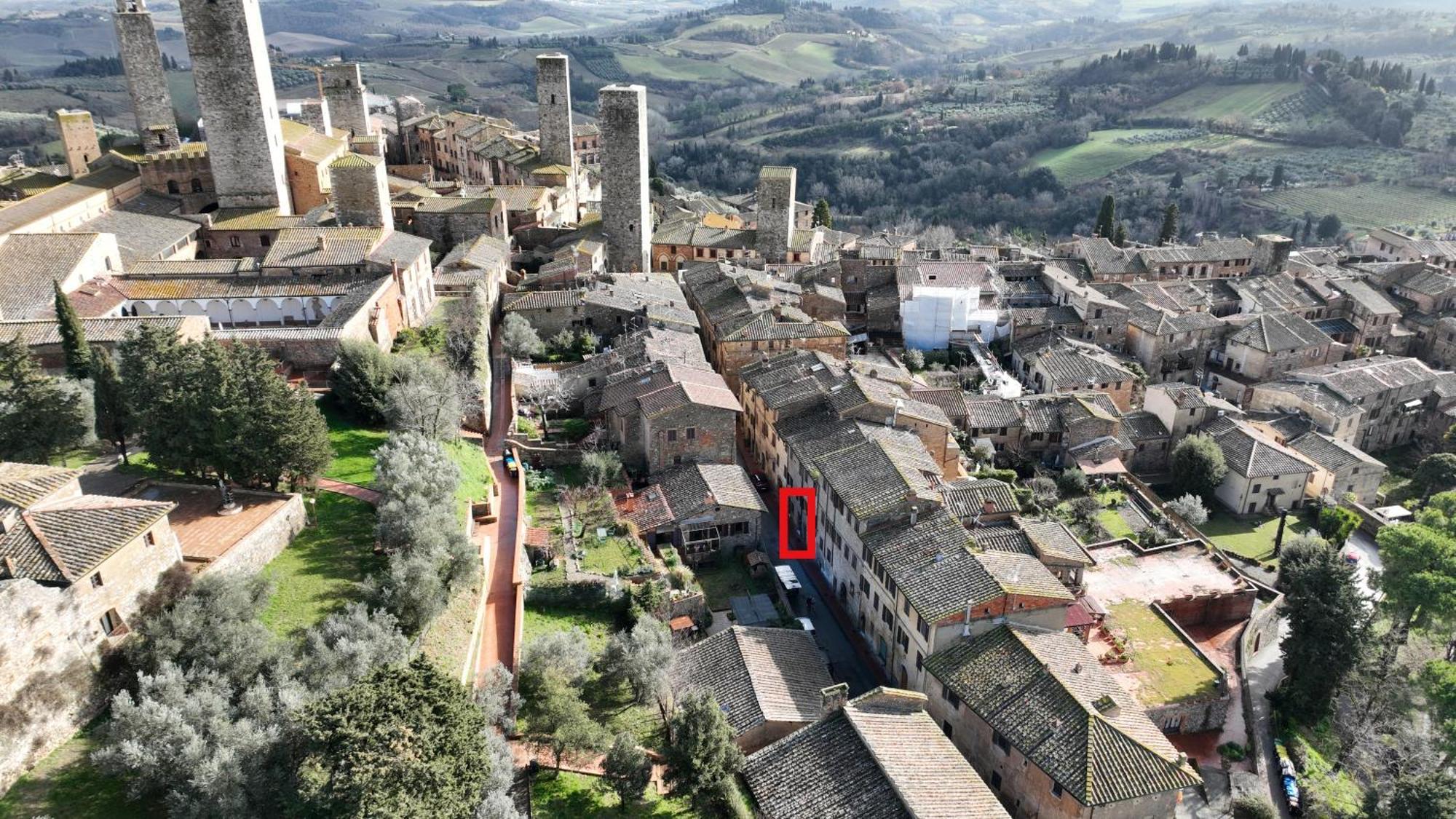 Appartamento Le Palme Con Terrazze In Centro San Gimignano Eksteriør bilde